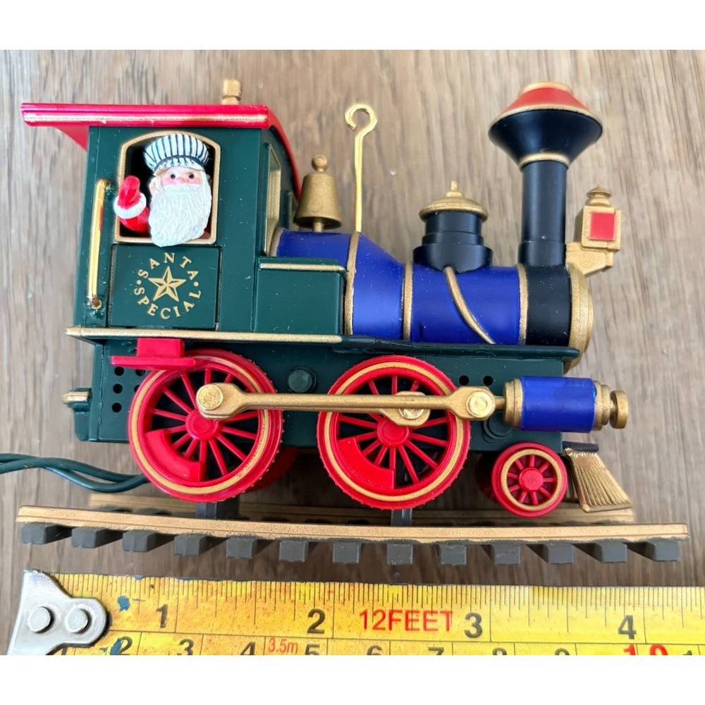 1991 Hallmark Santa Special Magic Train Ornament QLX7167 Sound Motion Untested